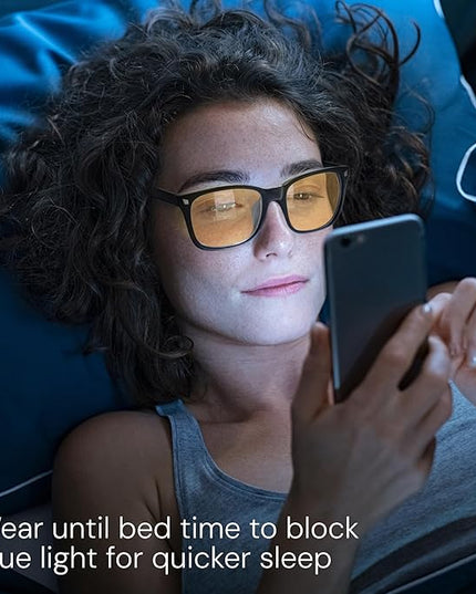 livho Gaming Blue Light Blocking Glasses for Better Sleep, Premium Night Driving, Computer Blockers for Man & Woman