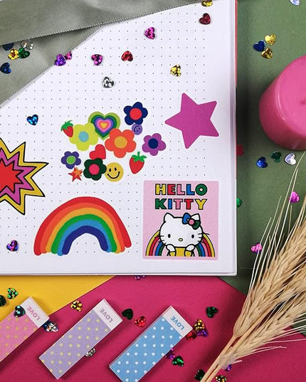 BulbaCraft BulbaCraft 100Pcs Indie Stickers Aesthetic, Kidcore Stickers, 90s & 2000s Laptop Decals, Y2K Decals, Indie Stuff, Gifts for Women & Men