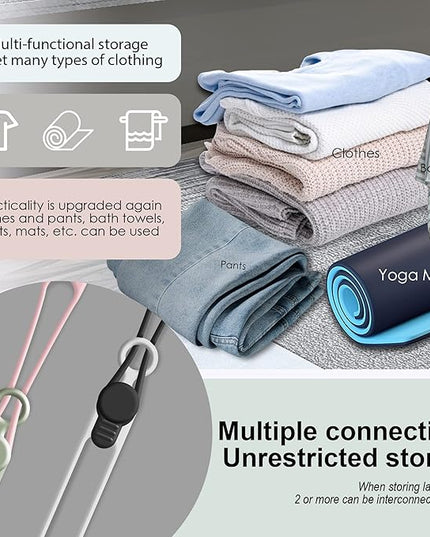 Nearockle Silicone Cable Ties Cord Organizer for Cable Management, 24Pcs 3" and 4.5" Reusable Cable Organizer Electronic Accessories for Home, Office, Kitchen, School, Travel (Multi)