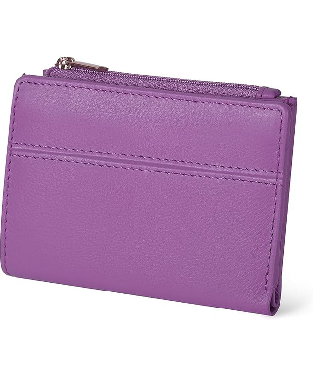 Oak Leathers Wallet For Women Full Grain Leather - Small RFID Coin Purse Credit Card & ID Holder for Ladies,Bifold Wallets for Teenager | Small, RFID, Coin Purse, for Ladies, for Teenager
