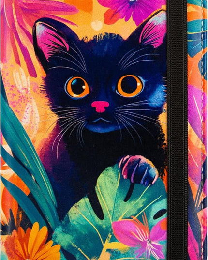 Pink Passport Holder,Cute Passport Cover,Travel Wallet with Credit Card Slots Rfid passport Wallet Waterproof Documents Organizer Women Men (Cute Cat)