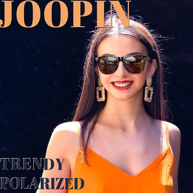 Joopin Square Sunglasses Polarized UV Protection Trendy Designer Sun Glasses Men Women