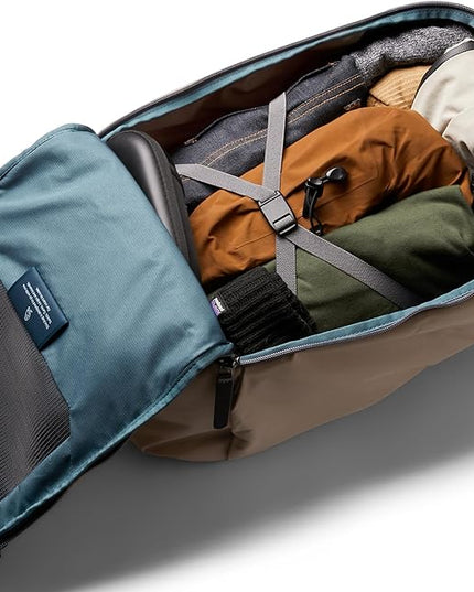 Bellroy Transit Workpack Pro (22L work bag/commuter backpack, fits 16” laptops; organization for travel and commutes)- Stone