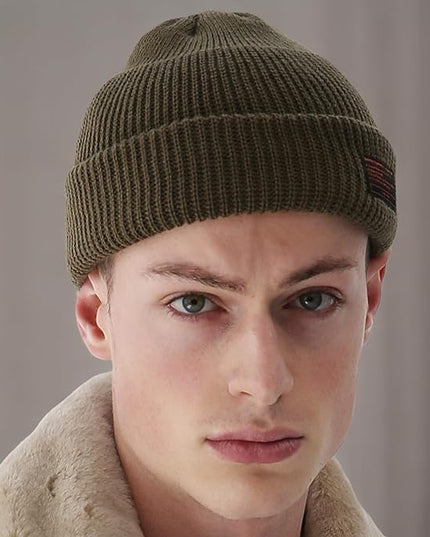 UNDERCONTROL Winter Trawler Fisherman Beanie Men Women Unisex Stylish Plain Docker Skull Hat Roll up Watch Cap Color Pack