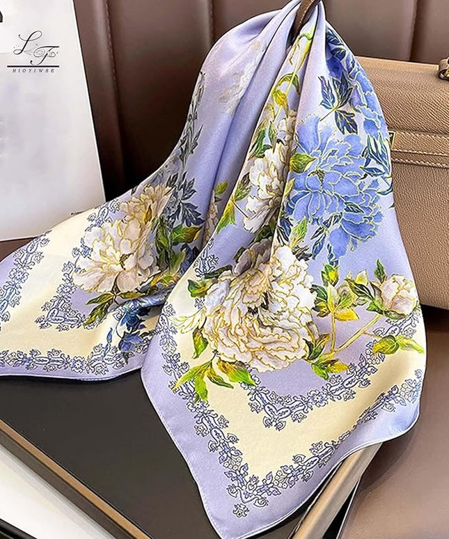 Satin Bandanas Head Scarf For Women Hair Scarves Accessories Lightweight Fashion Wrap Neck Silk Sleeping Headscarf