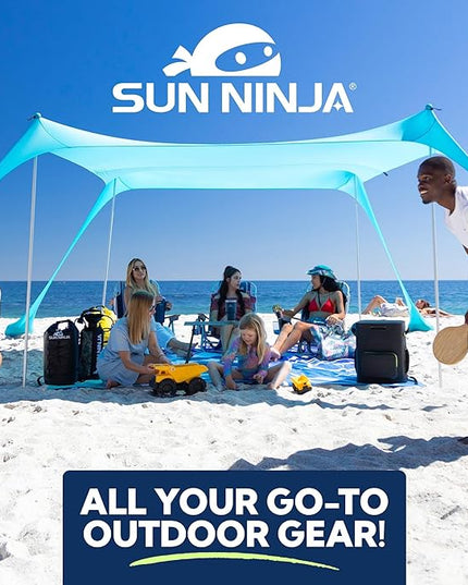 SUN NINJA Ski Beanie for Men & Women – Ultra Soft, Lightweight, Warm Ribbed Knit Winter Hats for Cold Weather & Outdoor Use