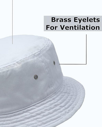 Utmost Bucket Hat 100% Cotton & Denim Lightweight Packable Outdoor Summer Beach Fishing Sun Hat