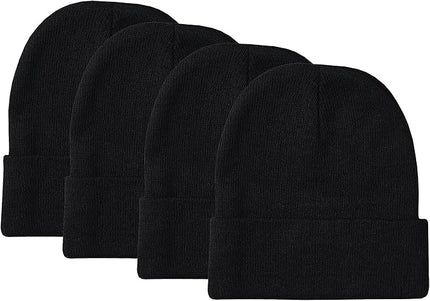 Unisex Winter Beanie – Warm Knit Hat for Men & Women, Soft Stretchy Cold Weather Cap for Outdoor, Running & Hiking