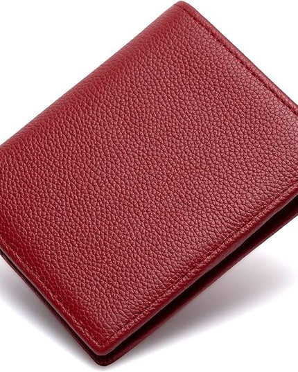 Bveyzi Ultra Slim Small RFID Wallet for Women, Leather Tiny Thin Bifold Pocket Ladies Wallet