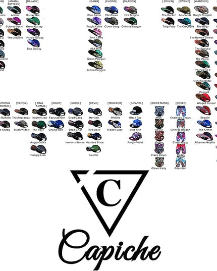 Capiche [99+ Variations] Special Series Snapback Cap - One Size Unisex Men