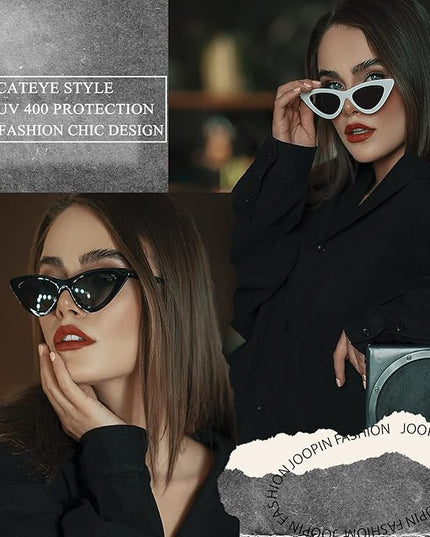 Joopin Polarized Cat Eye Sunglasses for Women Vintage Cateye Sun Glasses UV400 Protection