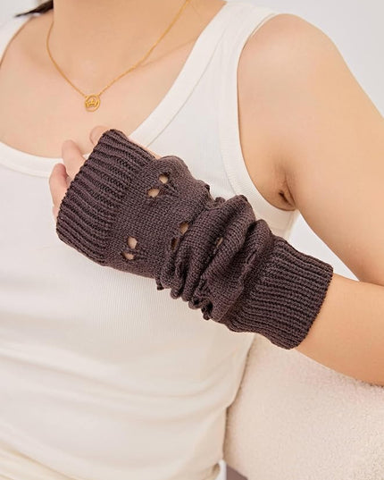 Arm Warmers Fairy Grunge Fingerless Punk Goth Emo Gloves Y2K Accessories Cottagecore