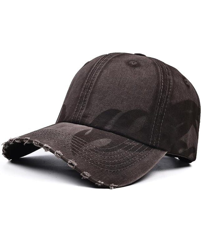 Vintage Baseball Cap, Washed Cotton Trucker Hat for Men & Women, Adjustable Size for Universal Activities