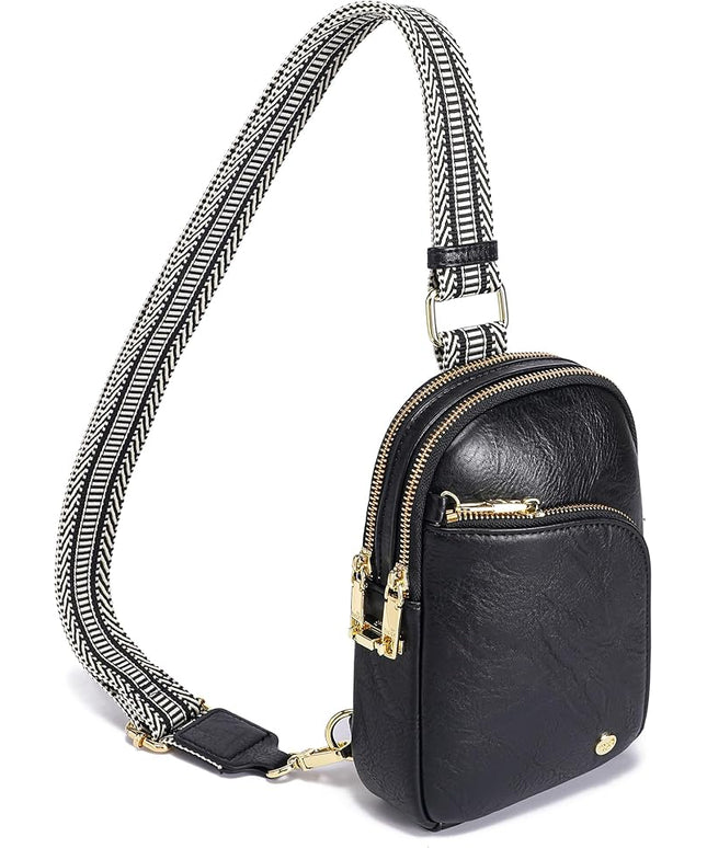 INICAT RFID Blocking Sling Bag Anti Theft Crossbody Bags Women Valentine's Day Gifts Travel Purses Vegan Leather
