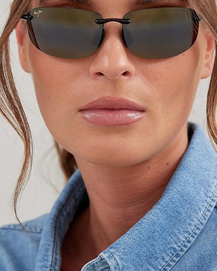 Maui Jim Polarized Men's and Women's Hookipa Rectangular Sunglasses