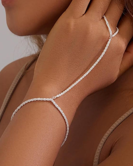 Gold Bracelets Set for Women Stack, Dainty Thick Bracelets Stack for Women Trendy, Simple Thin Gold Plated Cuff Stackable Bracelets With Beaded Cuban Paperclip Snake Rope Bangle Hand Chain Jewelry Gifts for Women Non Tainish