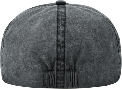 VOBOOM Cotton Washing Flat Cap Cabbie Hat Gatsby Ivy Irish Hunting Newsboy