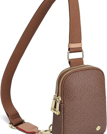 INICAT Small Anti Theft Crossbody Bags Women Valentine's Day Gifts, Vegan Leather Sling Cross Body Purse Travel Essentials
