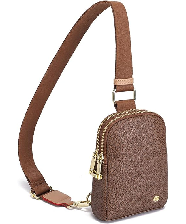 INICAT Small Anti Theft Crossbody Bags Women Valentine's Day Gifts, Vegan Leather Sling Cross Body Purse Travel Essentials