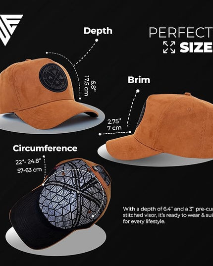 Urban Effort Mesh Back Cap - for Men and Women Baseball Hat 5-Panel Trucker Hat - Great Snapback Closure for Hunting & Hiking