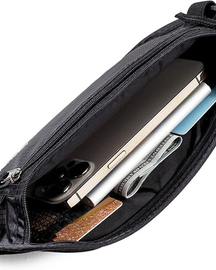 RFID Blocking Passport Holder - Money Belt & Travel Wallet, Travel Belt Bag Fanny Pack for Women Men