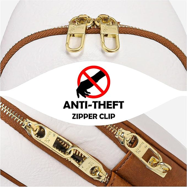 Anti Theft Crossbody Bags for Women Leather Sling Bag Cross Body Travel Purse Chest Bags Fanny Pack Gift Teen Girl