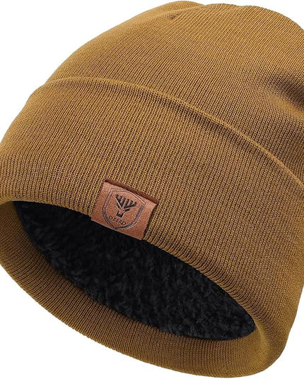OZERO Winter Beanie Daily Hat - Thermal Polar Fleece Ski Stocking Skull Cap for Men and Women