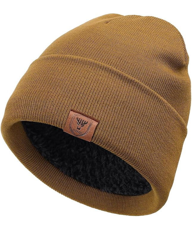 OZERO Winter Beanie Daily Hat - Thermal Polar Fleece Ski Stocking Skull Cap for Men and Women