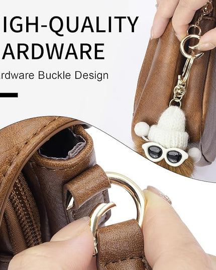 APHISON Small Crossbody Bags for Women Trendy, Leather Phone Wallet Purses Handbags Card Slots with Adjustable Guitar Strap