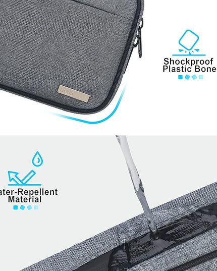 Lacdo Cord Organizer Travel, Cable Organizer Bag Case, Portable Electronics Organizer travel Case, 6 Layer Large Capacity Charging Cords Storage organizer for Cables, SD Card, Travel Essentials, Gray