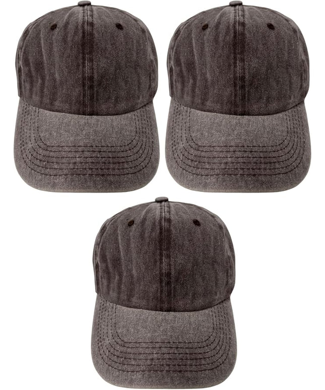 Roytrense Unisex 100% Cotton Washed Low Profile Dad Hat - Adjustable Baseball Cap for Outdoor Activities