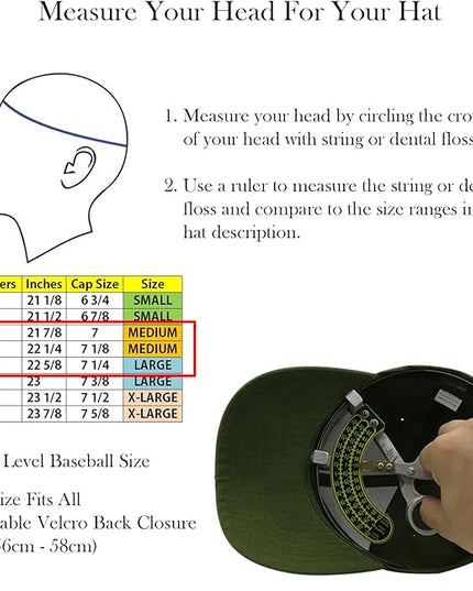 Top Level Baseball Cap Men Women - Classic Adjustable Plain Hat
