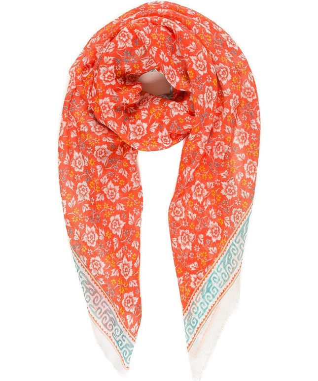 MELIFLUOS DESIGNED IN SPAIN Scarf for Women Lightweight Paisley Fashion for Summer Fall Scarves Shawl Wrap
