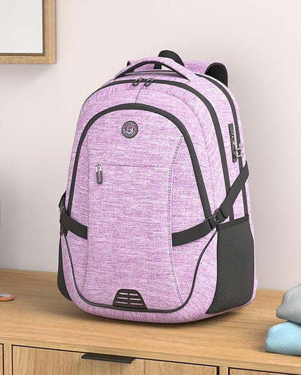 SHRRADOO Anti Theft Laptop Backpack Travel Backpacks with usb Charging Port for Women Men High School College Backpack Computer Bag Fits 17 Inch Laptop,Purple | Travel Backpacks, usb Charging Port, College Backpack, Computer Bag
