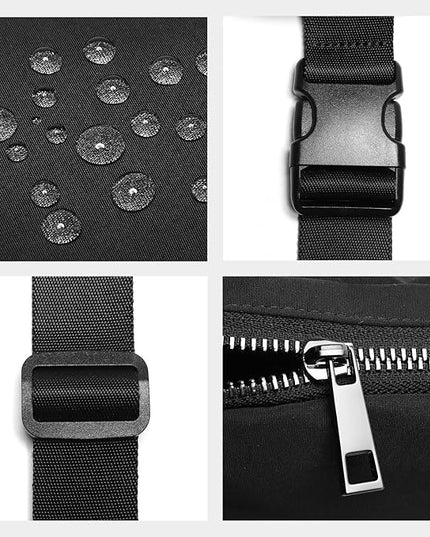 Belt Bag for Women Fanny Pack Crossbody Bags for Women Fashion Waist Packs with Adjustable Strap Gifts for Teenage Girls Women Men (Black)