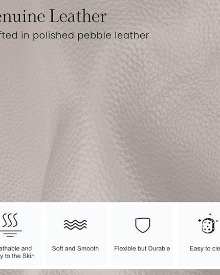 befen Genuine Leather Small Sling Bag for Women Anti-Theft Crossbody Chest Bags Fanny Packs for Travel with RFID Card Slots