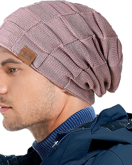 REDESS Beanie Hat for Men and Women Winter Warm Hats Knit Slouchy Thick Skull Cap