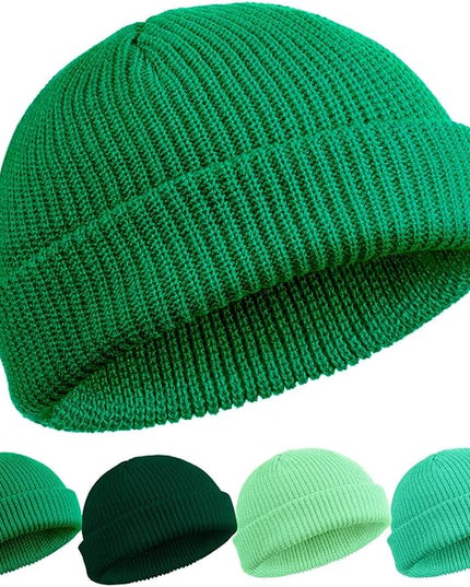 SATINIOR Trawler Beanie Watch Hat Roll-up Edge Skullcap Fisherman Beanie for Women Men