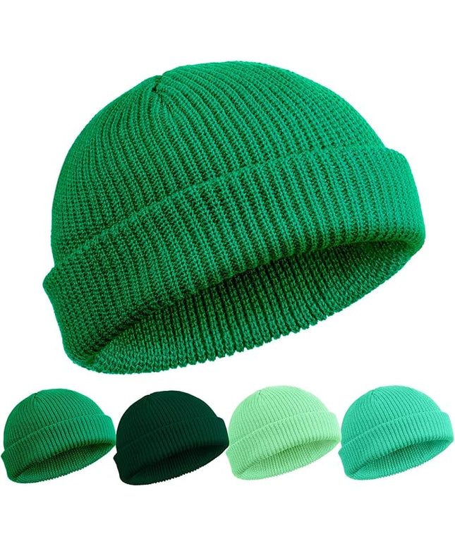 SATINIOR Trawler Beanie Watch Hat Roll-up Edge Skullcap Fisherman Beanie for Women Men