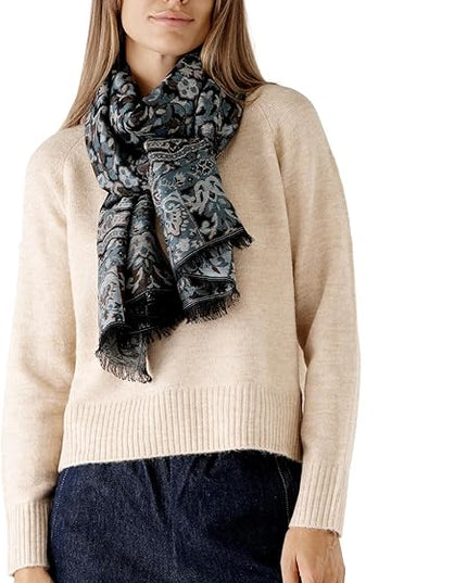 Scarf for Women Spanish Design Elegant Long Shawl Scarves for Summer Fall