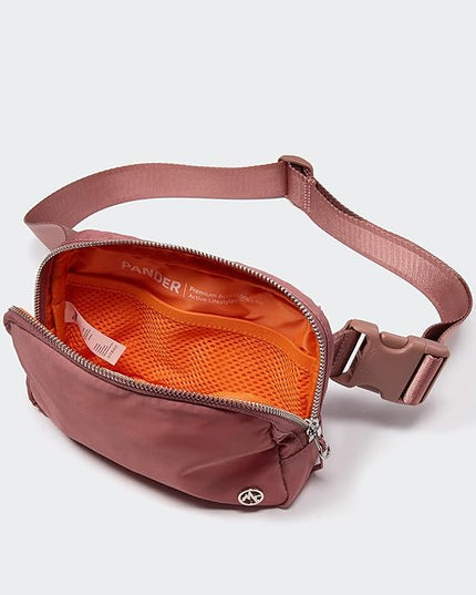 Pander Unisex Belt Bag Fanny Pack for Women with Adjustable Strap, Small Waist Pouch for Workout Running Traveling Hiking