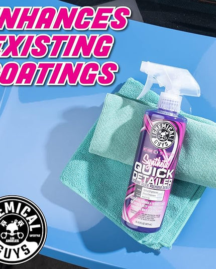 Chemical Guys WAC211 Synthetic Quick Detailer, Extreme Slick Polymer Detailer, Safe for Cars, Trucks, SUVs, Motorcycles, RVs & More, 128 fl oz (1 Gallon)