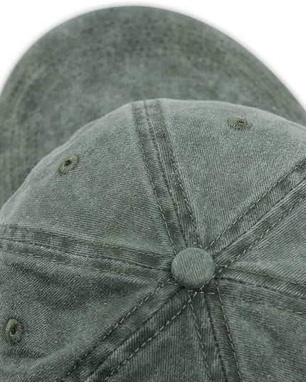 HH HOFNEN Men Women Washed Distressed Twill Cotton Baseball Cap Vintage Adjustable Dad Hat