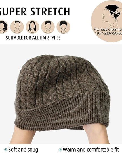 HiRui Knit Beanie Hats for Men Women Winter Hats Skull Caps Warm Classic Slouchy