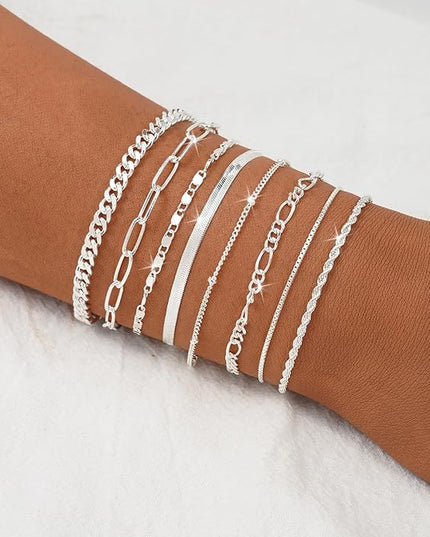 BERISO Gold Bracelets for Women, Elegant Adjustable 14K Gold Plated Bracelet for Women, Trendy Minimalist Dainty Gold Bracelet for Everyday Wear