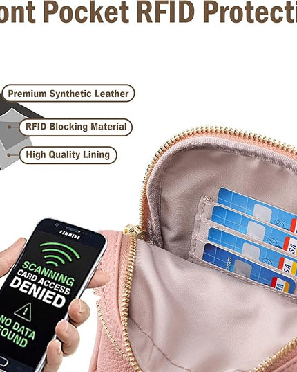 INICAT Small Anti Theft Crossbody Bags Women Valentine's Day Gifts, Vegan Leather Sling Cross Body Purse Travel Essentials