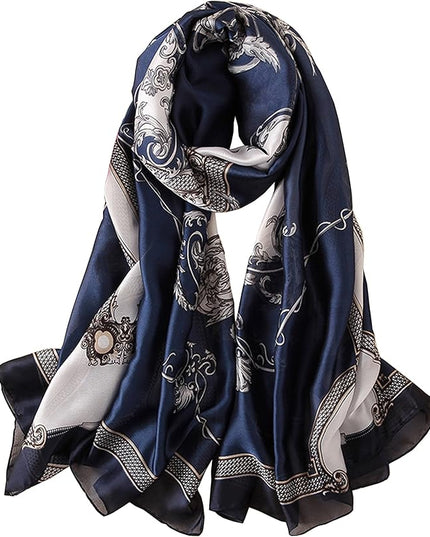Silk Scarf Mulberry Silk Fashion Scarves Long Lightweight Shawl Wrap …
