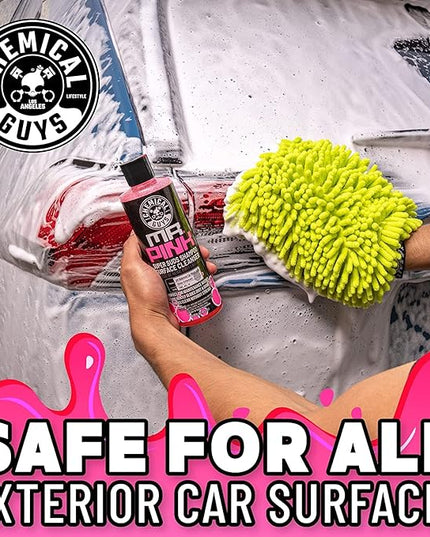 Chemical Guys Mr. Pink Car Wash Soap - 16 oz Super Suds Foaming Car Wash Soap for Cannon, Blaster, or Bucket Washing - pH Balanced, Safe on Wax, Sealant, Ceramic, and Clear Coat Finishes