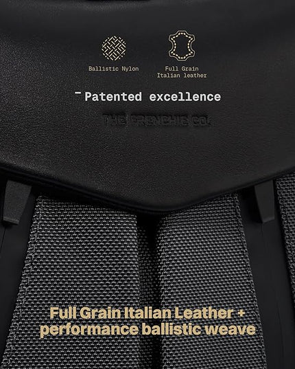 The Frenchie Co. - Anti-Theft Speed - Slim Minimalist Backpack - Hidden Zippers and Cut-Resistant Ballistic Nylon - Organized, Durable Security for Travel and Daily Commutes