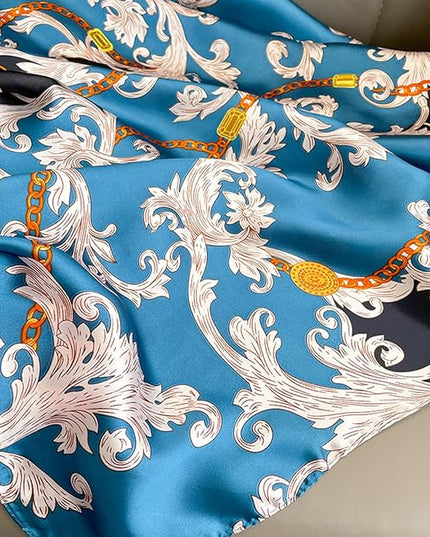 Fashion Scarves Scarf 100% Silk Feeling Scarf Silk Like Scarves Long Lightweight Sunscreen Shawls for Women